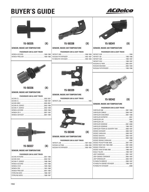 BUYER'S GUIDE - ACDelco