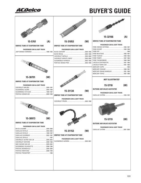 BUYER'S GUIDE - ACDelco