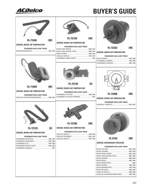 BUYER'S GUIDE - ACDelco