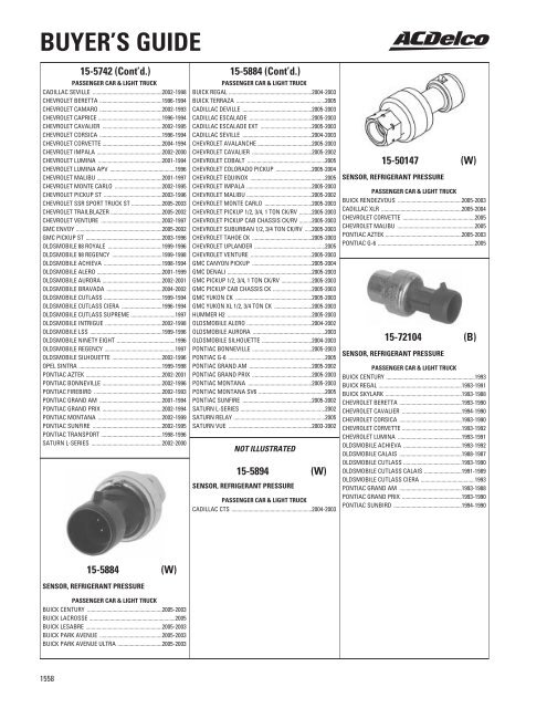 BUYER'S GUIDE - ACDelco