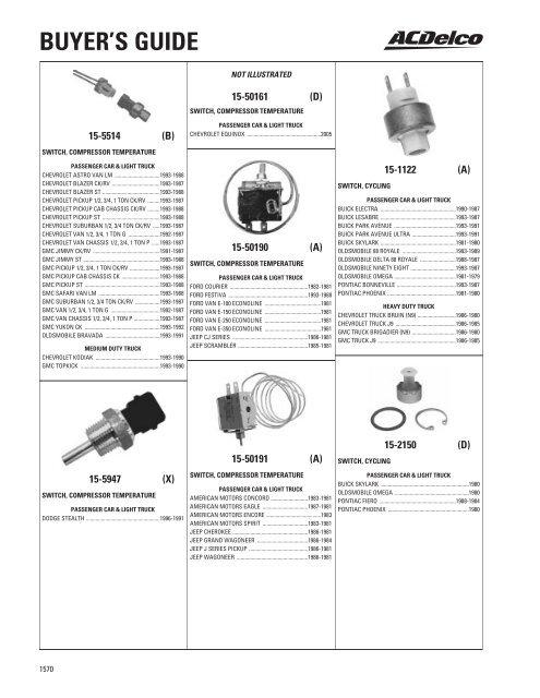 BUYER'S GUIDE - ACDelco