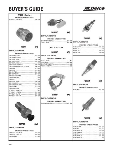 BUYER'S GUIDE - ACDelco