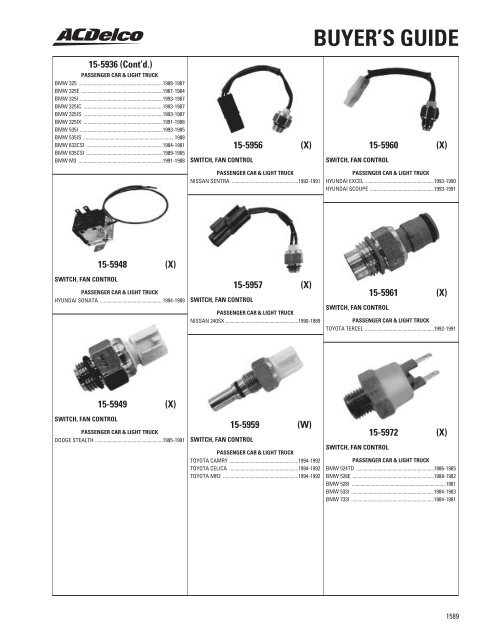 BUYER'S GUIDE - ACDelco