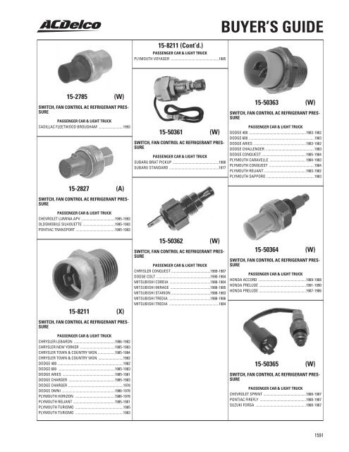 BUYER'S GUIDE - ACDelco