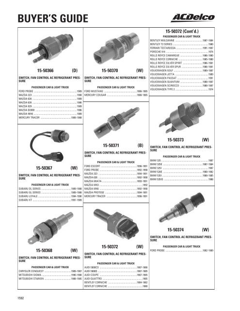 BUYER'S GUIDE - ACDelco