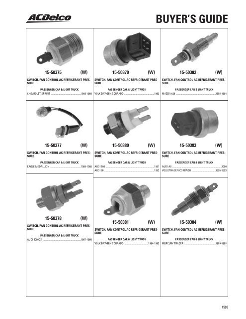 BUYER'S GUIDE - ACDelco