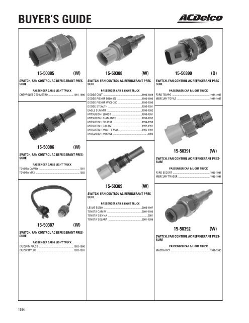 BUYER'S GUIDE - ACDelco