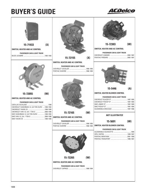 BUYER'S GUIDE - ACDelco