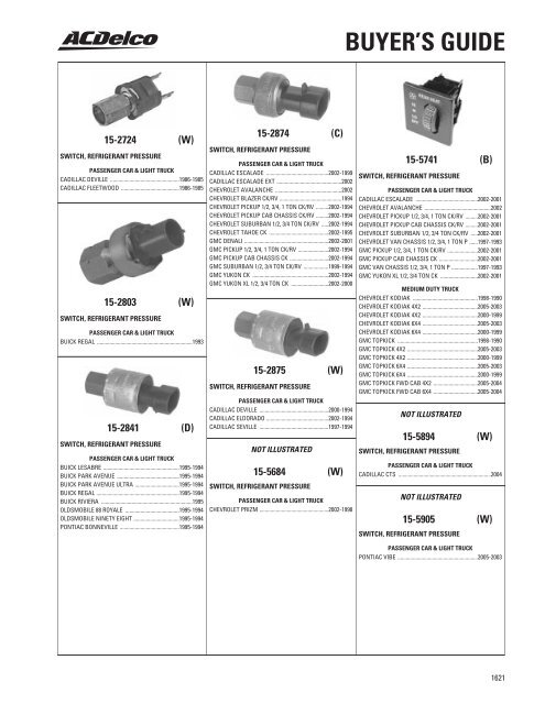 BUYER'S GUIDE - ACDelco