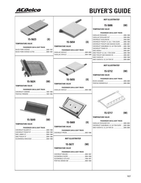 BUYER'S GUIDE - ACDelco