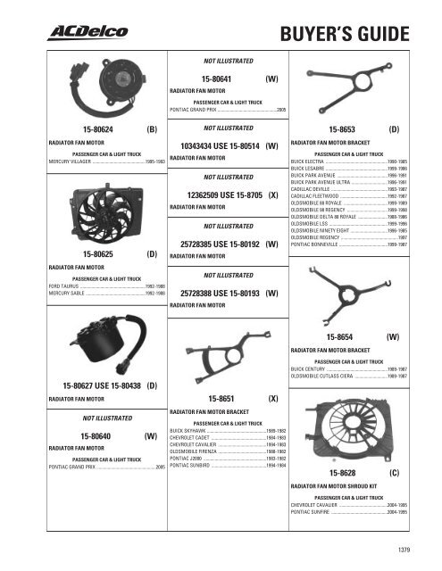 BUYER'S GUIDE - ACDelco