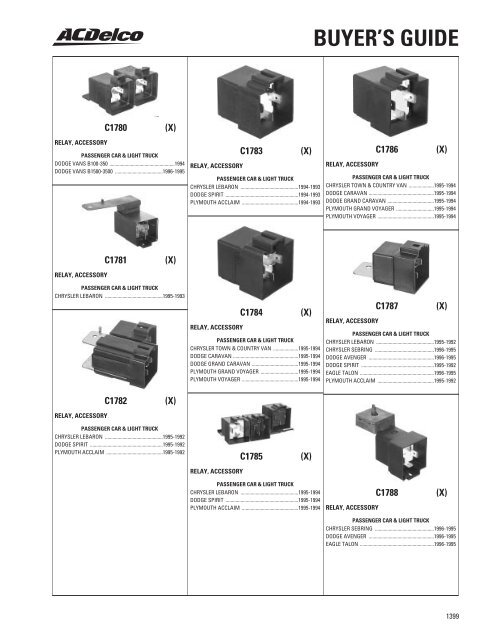 BUYER'S GUIDE - ACDelco