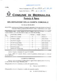 DELIBERA DI G.C. N. 34.pdf - Comune di Bernalda