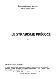 LE STRABISME PRÃCOCE