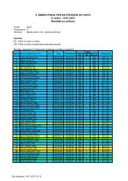 Rezultati po prihodu - 6. ZPPP - 12. teden