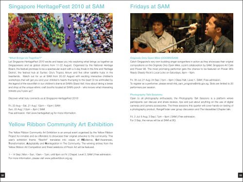 Online Brochure - Singapore Art Museum