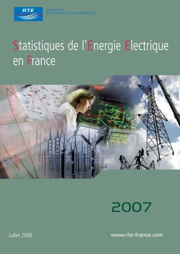 Statistiques de l'Ã©nergie Ã©lectrique en France 2007 - RTE