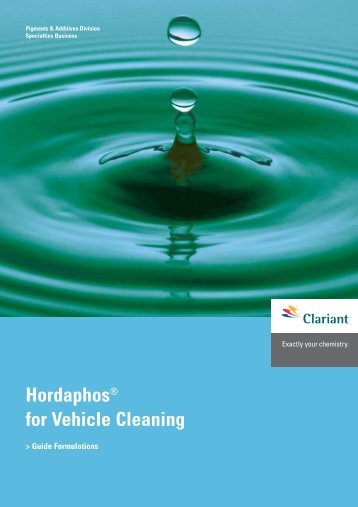 Hordaphos - Clariant Waxes