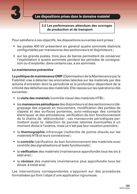 MÃ©mento de la sÃ»retÃ© du systÃ¨me Ã©lectrique â Version 2004 - RTE