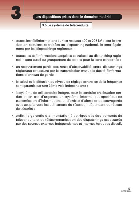 MÃ©mento de la sÃ»retÃ© du systÃ¨me Ã©lectrique â Version 2004 - RTE