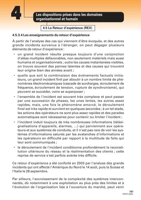 MÃ©mento de la sÃ»retÃ© du systÃ¨me Ã©lectrique â Version 2004 - RTE