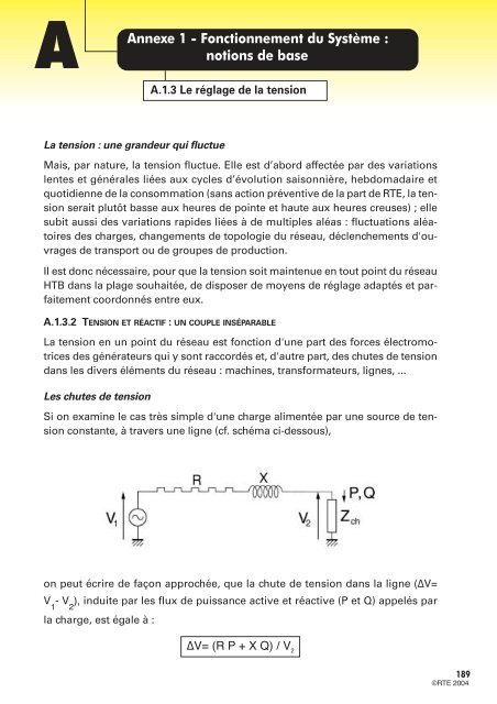 MÃ©mento de la sÃ»retÃ© du systÃ¨me Ã©lectrique â Version 2004 - RTE