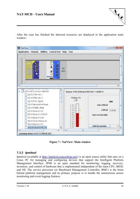 NAT-MCH Users Manual Version 1.10