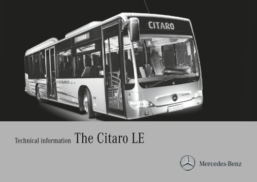 Technical information The Citaro LE