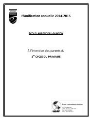 Planification annuelle 2013-2014