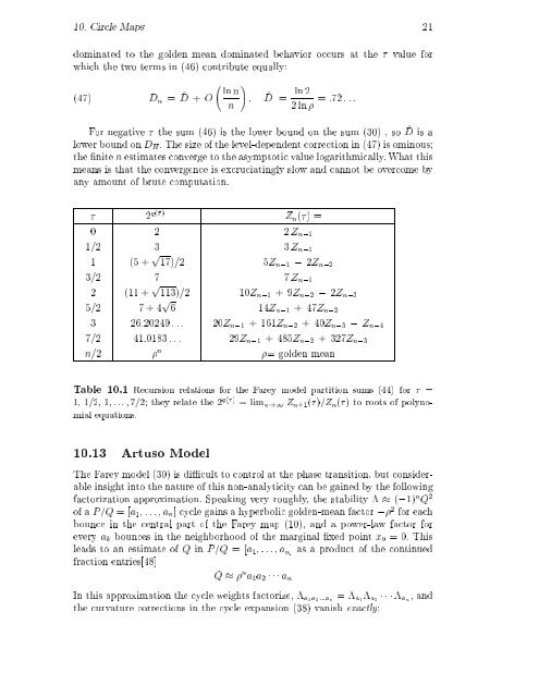 10 Circle Maps: Irrationally Winding - Center for Nonlinear Science