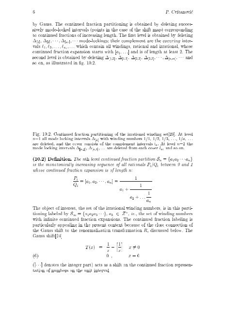 10 Circle Maps: Irrationally Winding - Center for Nonlinear Science