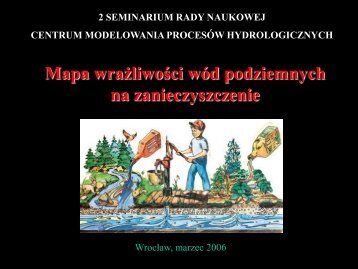 Mapa wraÅ¼liwoÅci wÃ³d podziemnych na ... - Robert Tarka