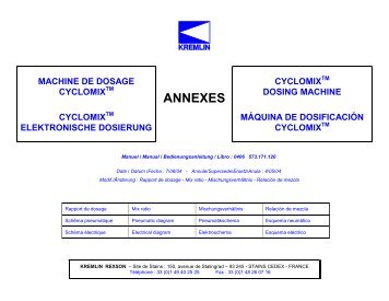 Cyclomix - annexes - Rexton