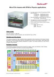 MicroTCA chassis with RTM for Physics applications - NAT