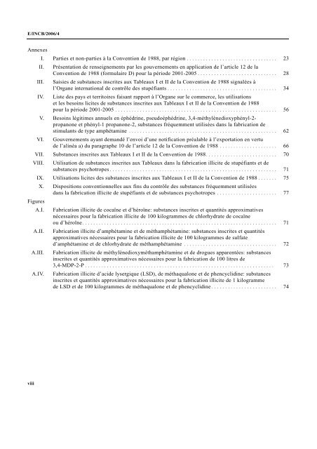 Précurseurs et produits chimiques fréquemment utilisés dans ... - INCB