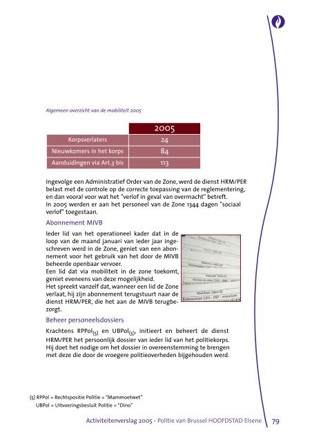 rapport 2005 NL:rapport 2004 - Lokale Politie