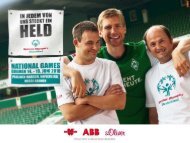 3 21.000 63.000 Bremer Sportmagazin(monatlich) - National Games