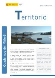 Territorio - Confederación Hidrográfica Miño Sil