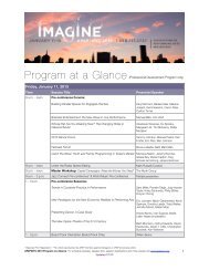 Program at a Glance - Association of Performing Arts Presenters