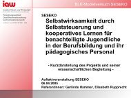 Selbstwirksamkeit durch Selbststeuerung und kooperatives Lernen ...