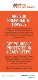 ARE YOU PREPARED TO TRAVEL? - Jetstar