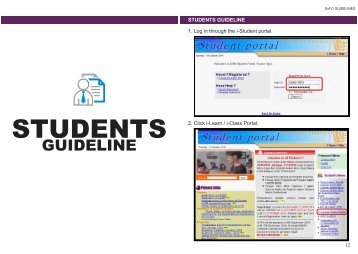 SuFO Guideline - i-Learn Portal â UiTM e-Learning Portal