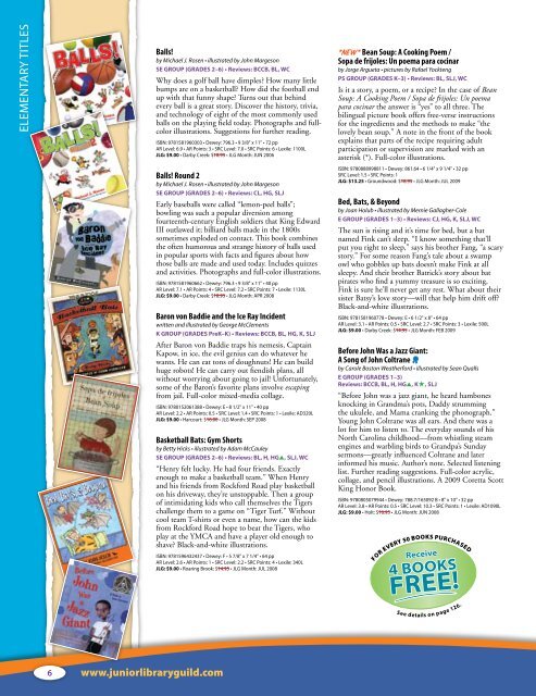 4 BOOKS FRee! - Junior Library Guild