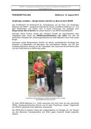 Pressemitteilung - SKFM Mettmann eV