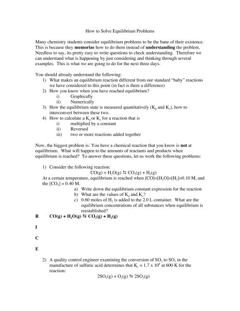 Equilibrium Problems II