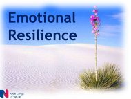 Emotional Resilience Workshop - CTR training and consultancy