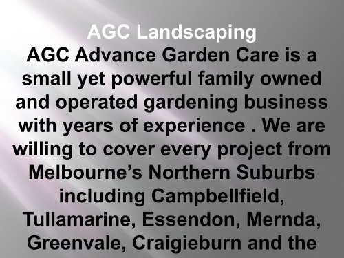 AGC Landscaping