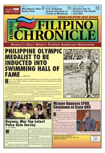 philippine news - Hawaii-Filipino Chronicle