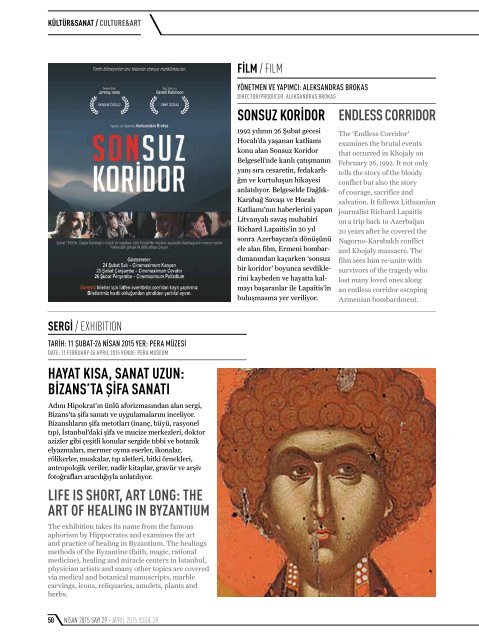 Hazar World - Sayı:29 - Nisan 2015