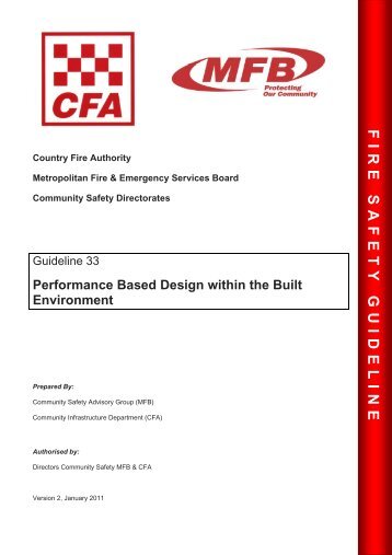 FIRE SAFETY GUIDELINE - Metropolitan Fire Brigade